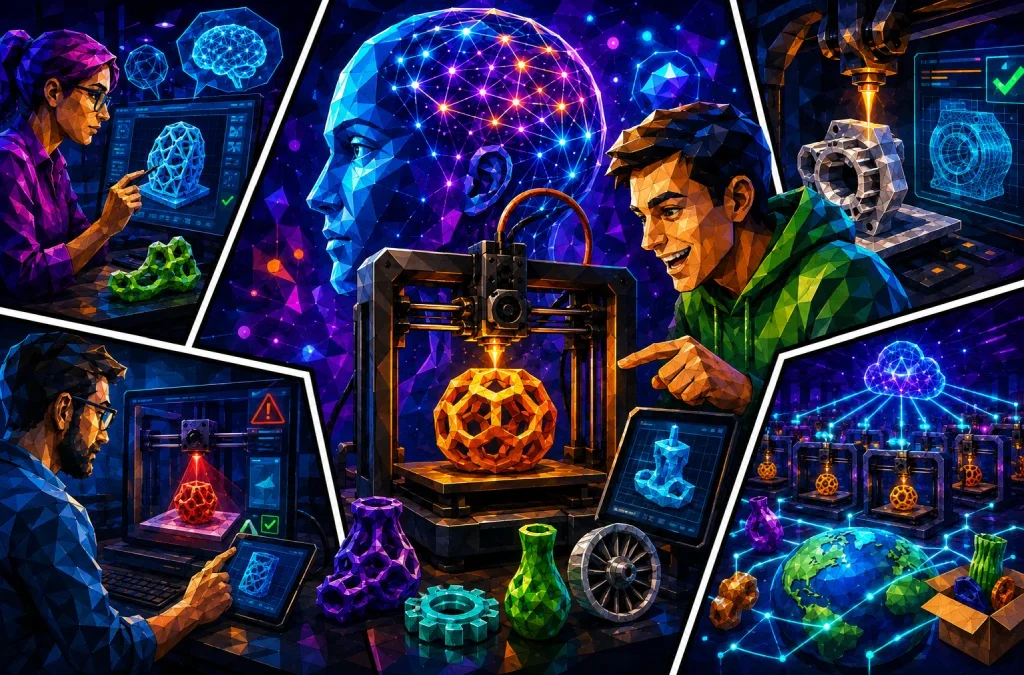 Hvordan kunstig intelligens påvirker 3D-printindustrien